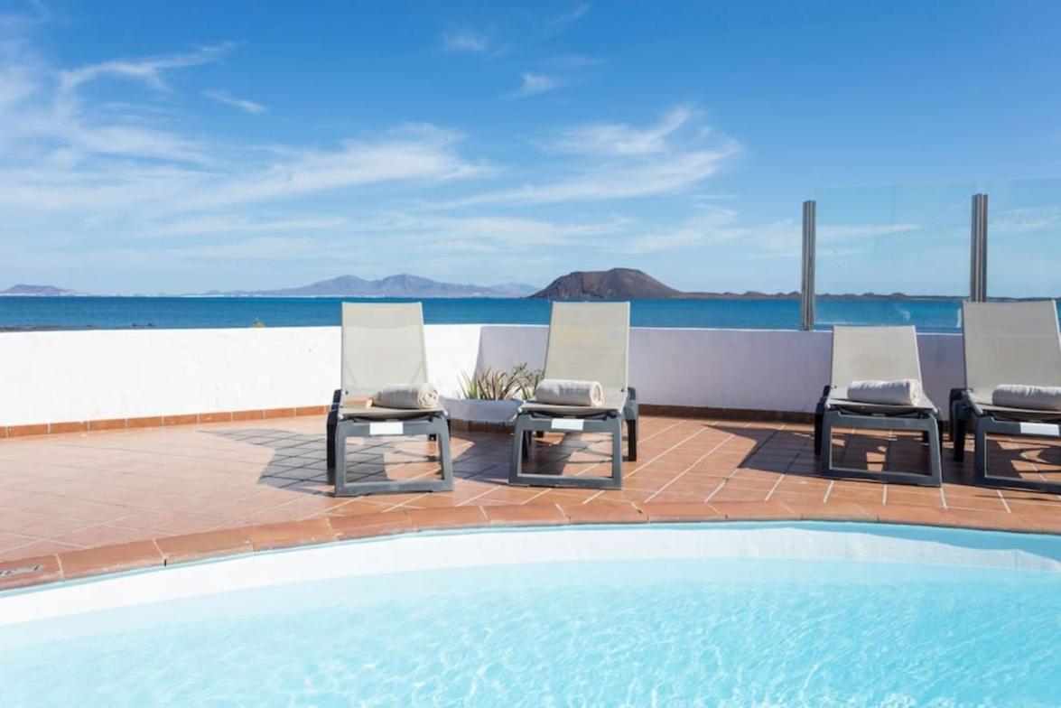 Beachfront Remos With Lobos Island View, Private Pool, Wifi & Bbq By Amazzzing Travel 别墅 科拉雷侯